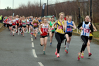 Senior womens Good Friday Elswick Harriers Relay, Newburn, Newcastle. Photo: David T. Hewitson/Sports for All Pics